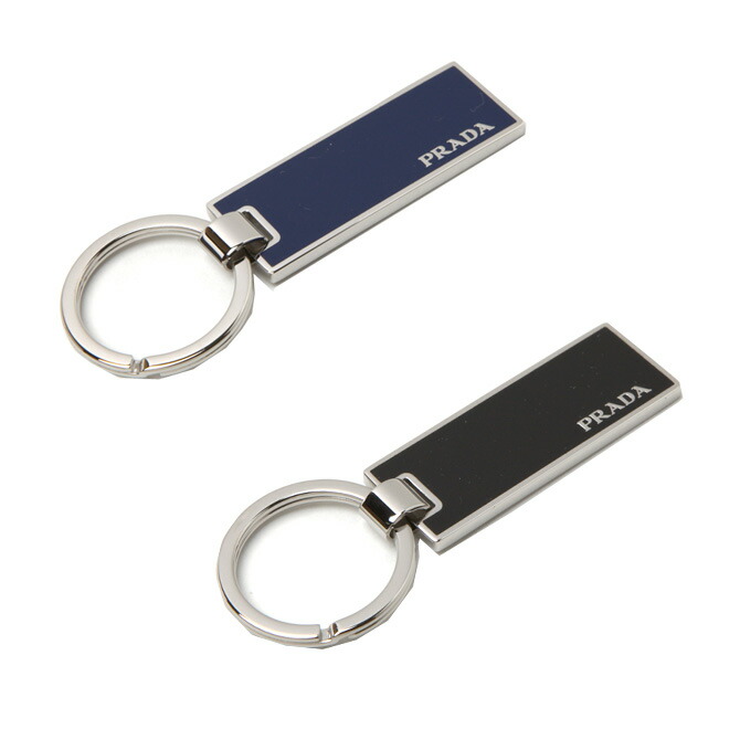 楽天市場】プラダ キーホルダー PRADA ロゴ入りメタル プレート