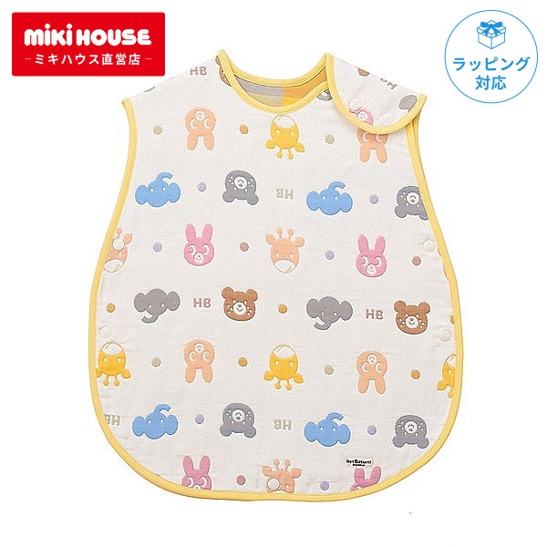 楽天市場】ミキハウス ホットビスケッツ どうぶつ柄 6重織ガーゼ