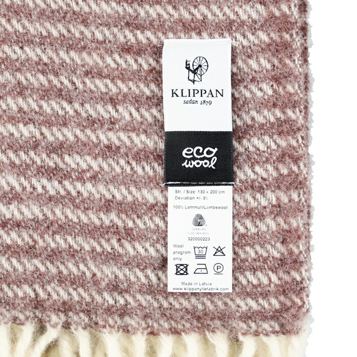 楽天市場】KLIPPAN クリッパン ブランケット ウール スロー
