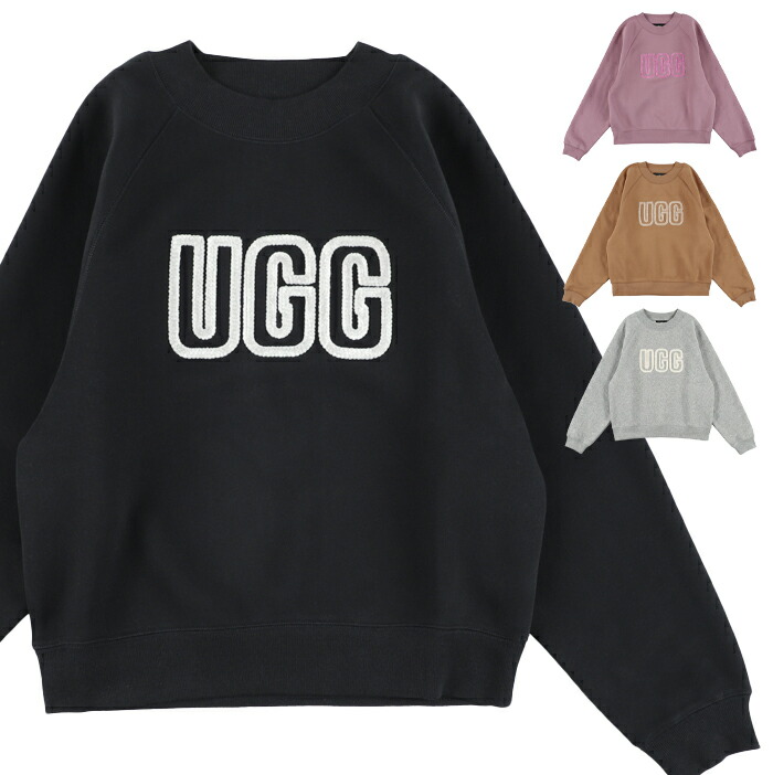 楽天市場】UGG アグ スウェット レディース クルーネック LOGO