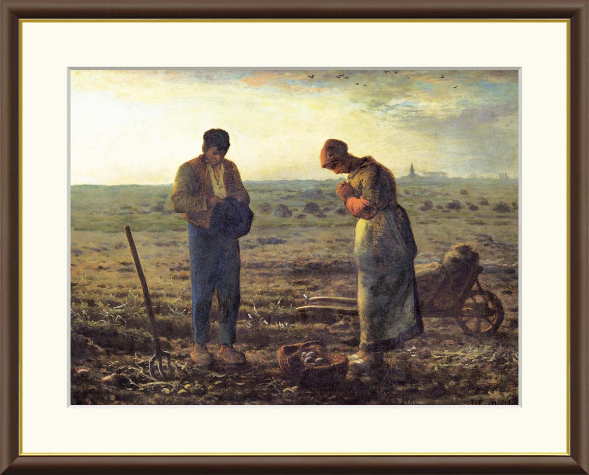 楽天市場】有名 画家 ミレー 「晩鐘」 j1014 F8:61cm×49.5cm F6:52cm