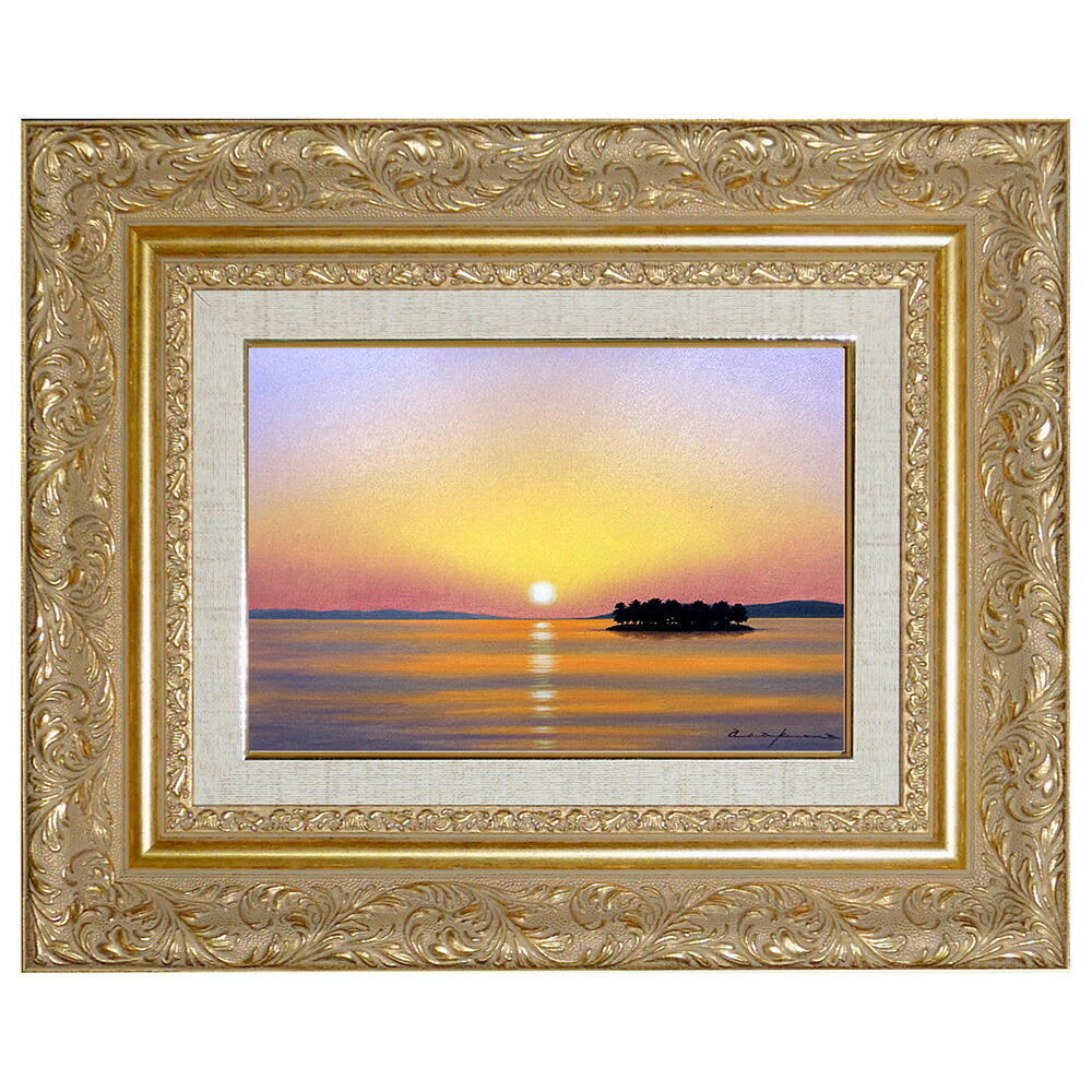 楽天市場】朝焼けの海 絵画の通販