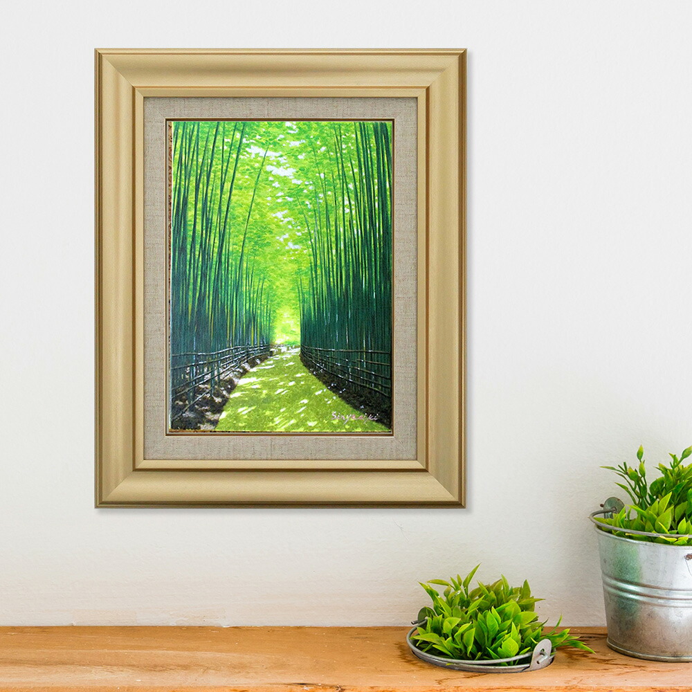 油絵 saosao 緑色のめんどりたち 油絵 saosao様専用 緑色のめんどりたち