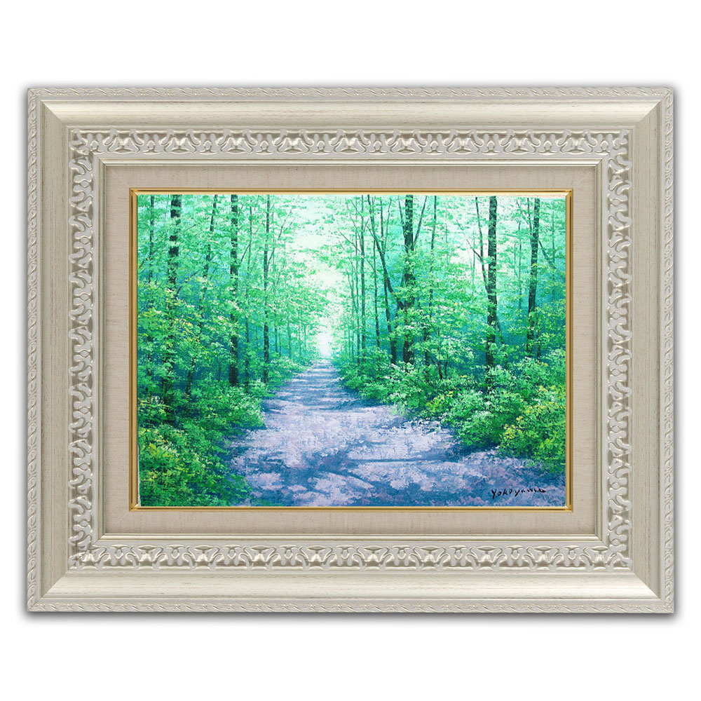 楽天市場】絵画 油絵 額入り油彩 F4サイズ 手描き 横山守 油彩 高原の