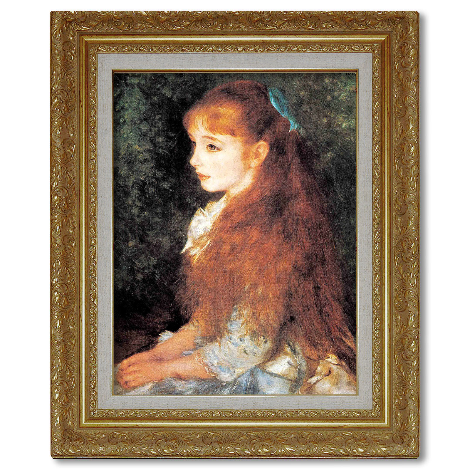 ルノワール複製美術品額装額付き