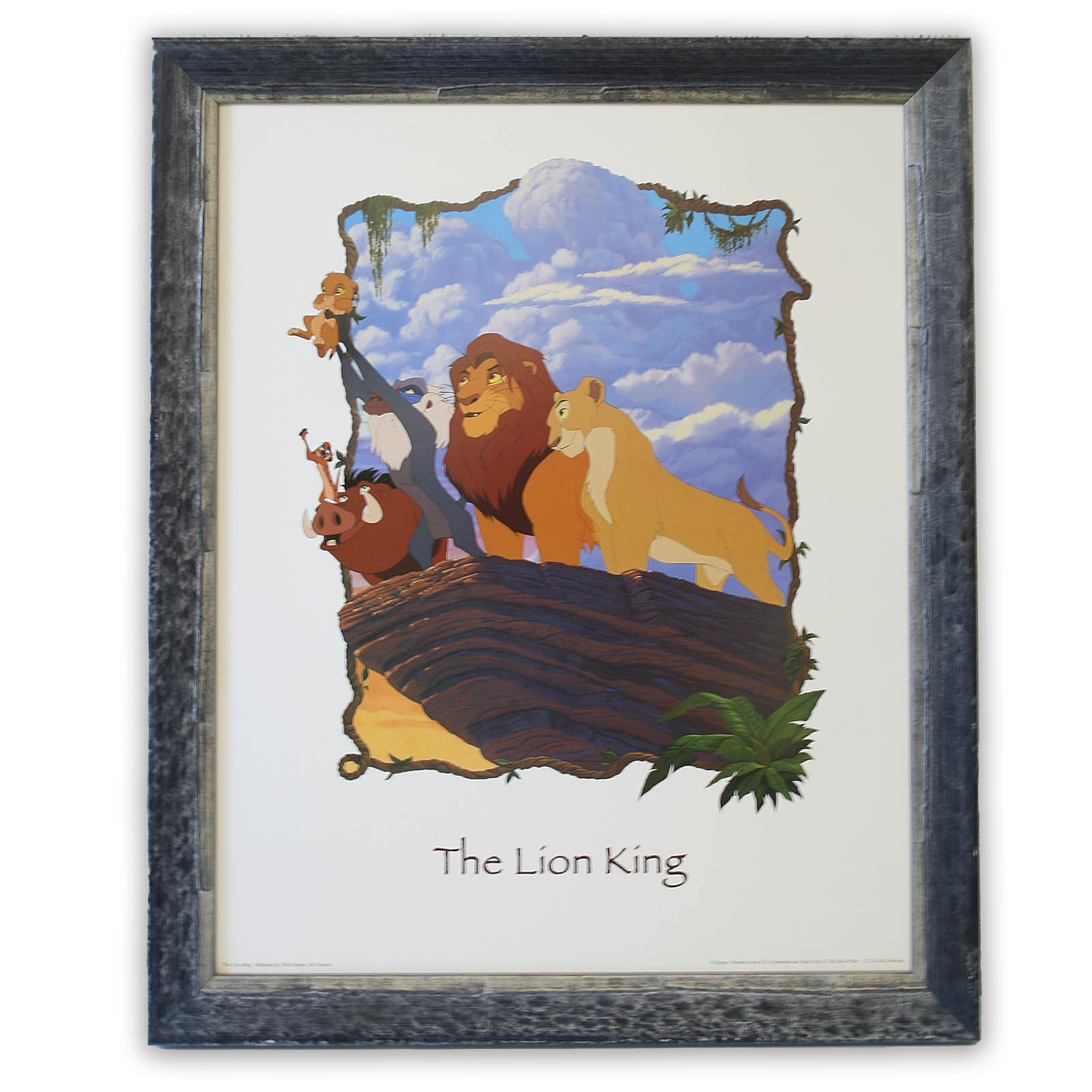 楽天市場】額入りポスター ディズニー ライオンキング ＜CP DS27