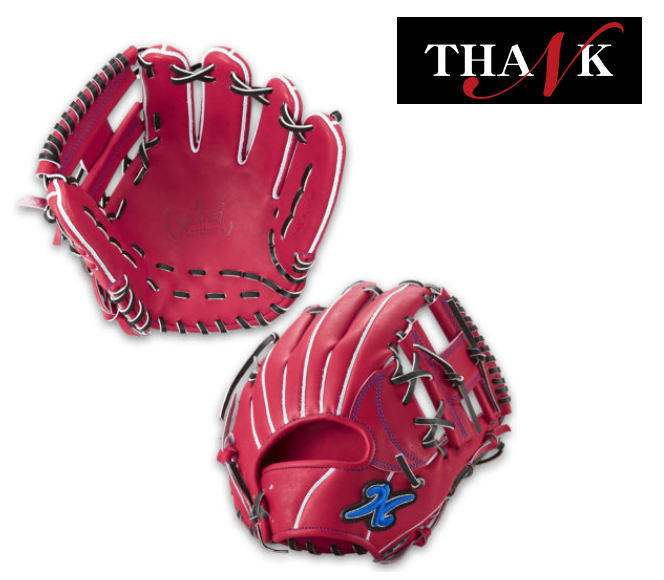 楽天市場】【オンネーム刺繍＆型付け無料】野球 THANK サンク 硬式