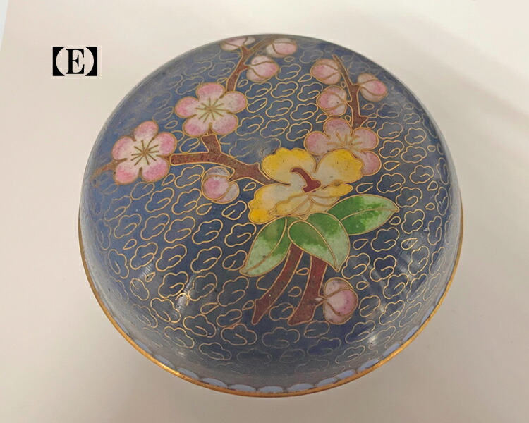 楽天市場】【在庫処分】印合 七宝焼 景泰藍 中国 高級 古物 骨董 印泥