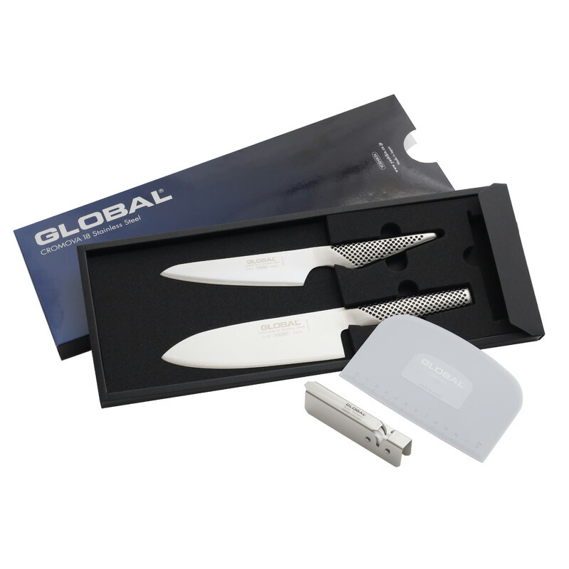 楽天市場】《 豪華特典付き 》 包丁セット GLOBAL 「 三徳(16cm)3点