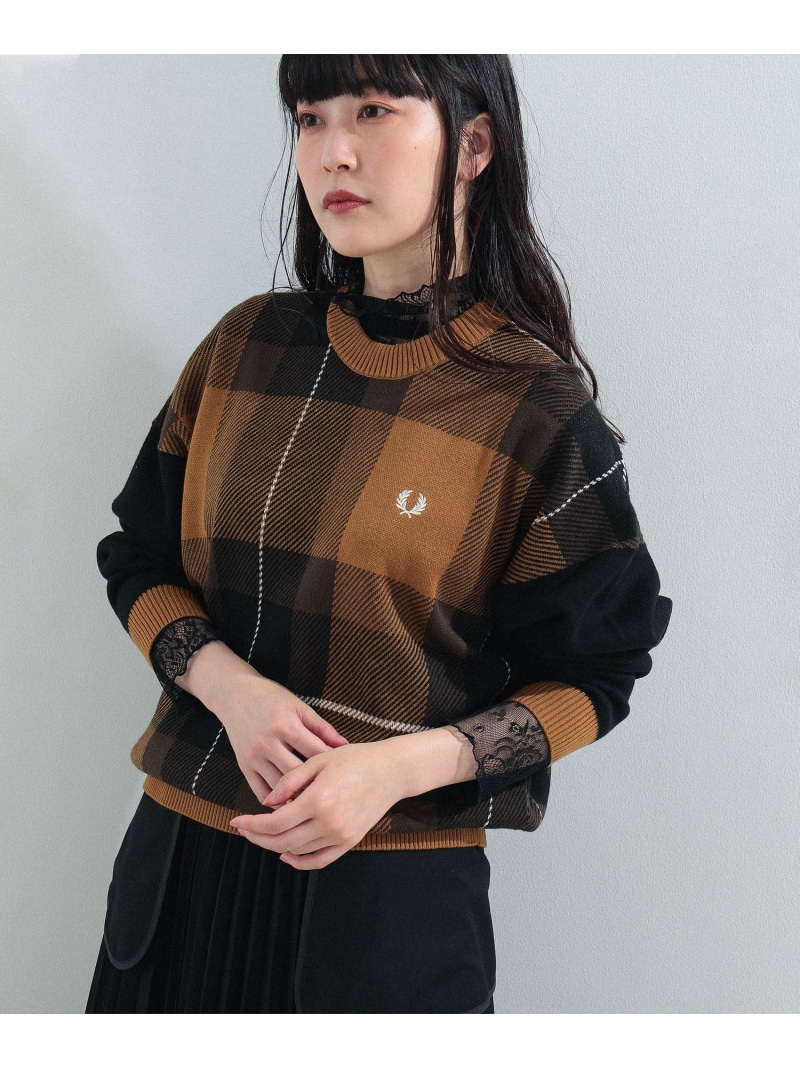 楽天市場】FRED PERRY * Ray BEAMS / 別注 タータンチェック ニット