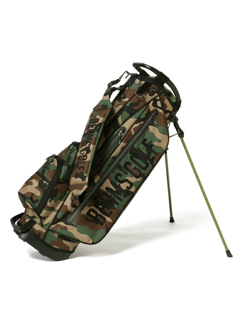 楽天市場】BEAMS GOLF / カモフラージュ柄 キャディバッグ BEAMS GOLF