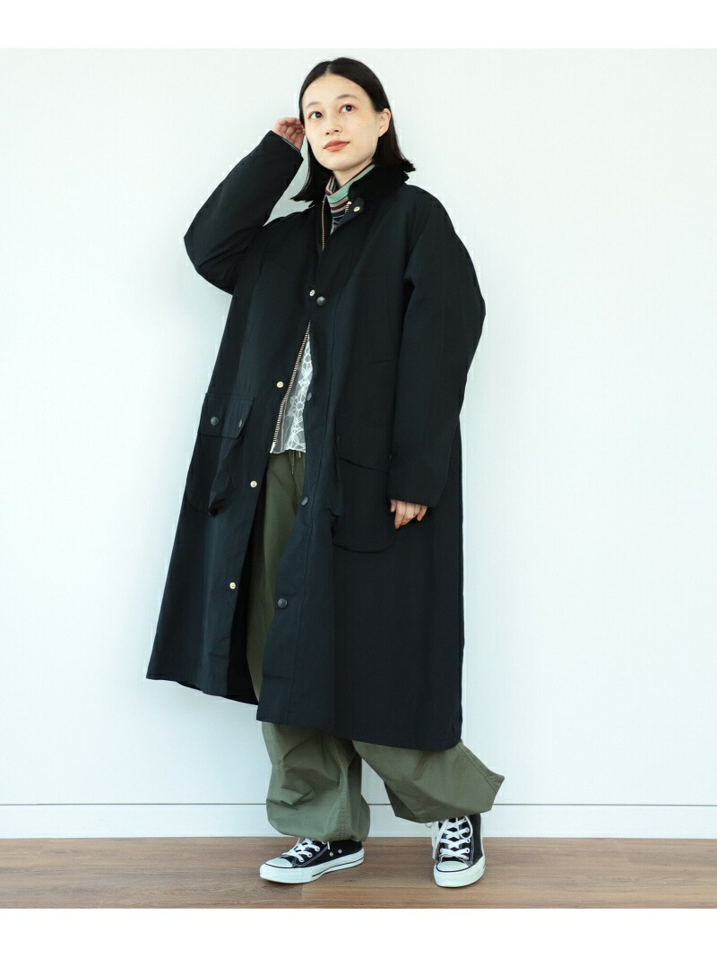 楽天市場】Barbour × BEAMS BOY / 別注 Balvenie Long Jacket BEAMS