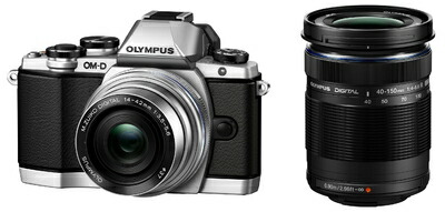 楽天市場】【中古】 OLYMPUS OM-D E-M10 ダブルズームキット シルバー