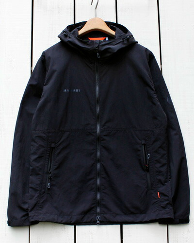 楽天市場】Mammut Hiking WB Hooded Jacket AF Men wind shell / Black