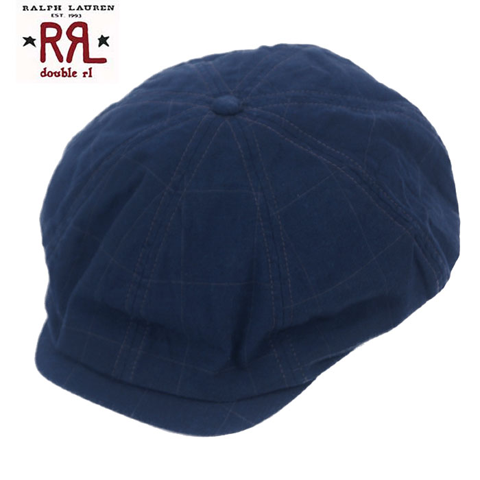 DOUBLE RL ネイビーキャスケット S DOUBLE RL ネイビーキャスケット S