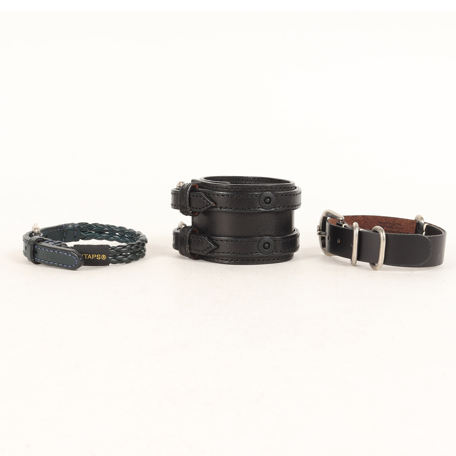 楽天市場】WTAPS ダブルタップス レザー ブレスレット 3種セット