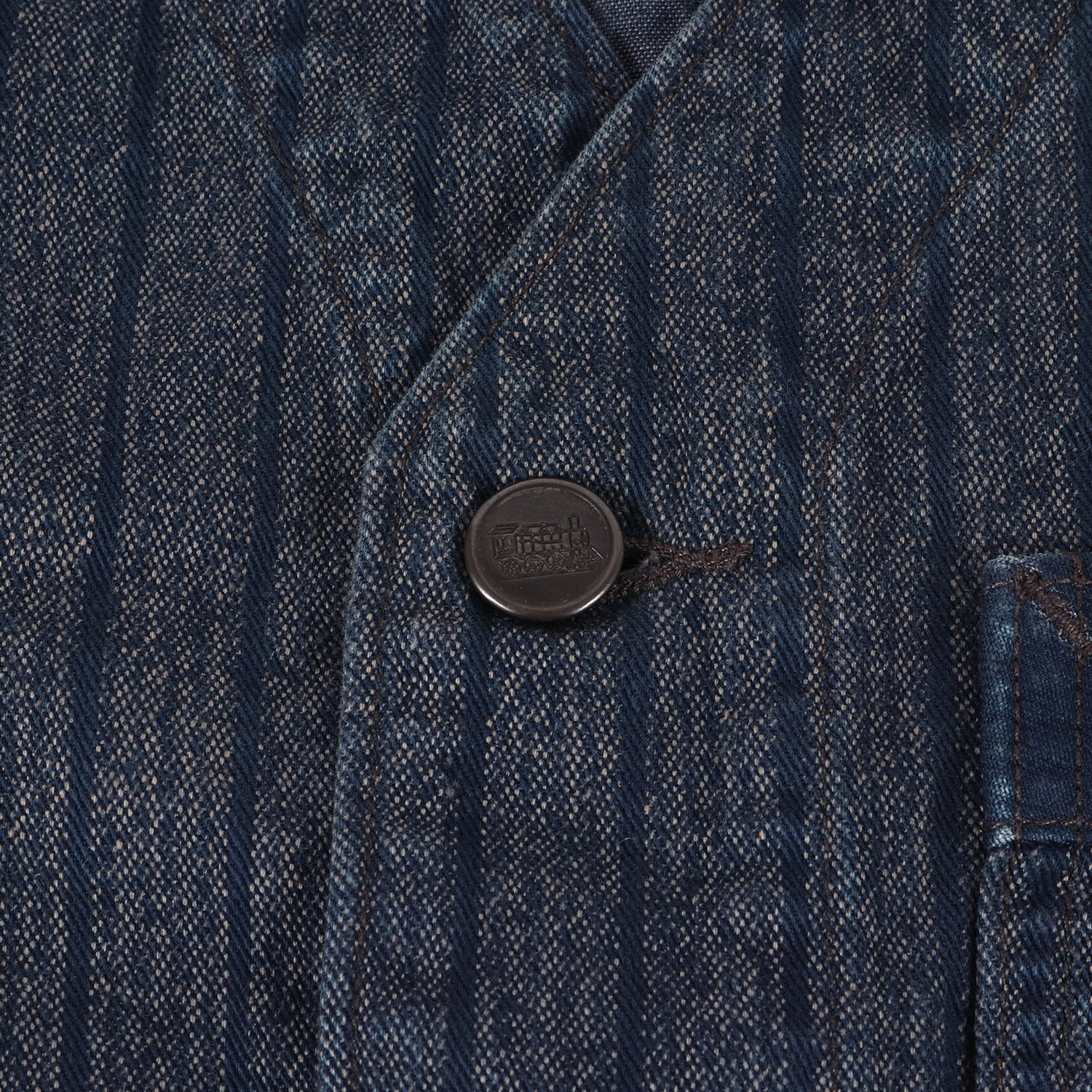 楽天市場】RRL ダブルアールエル ベスト サイズ:M インディゴ 杢