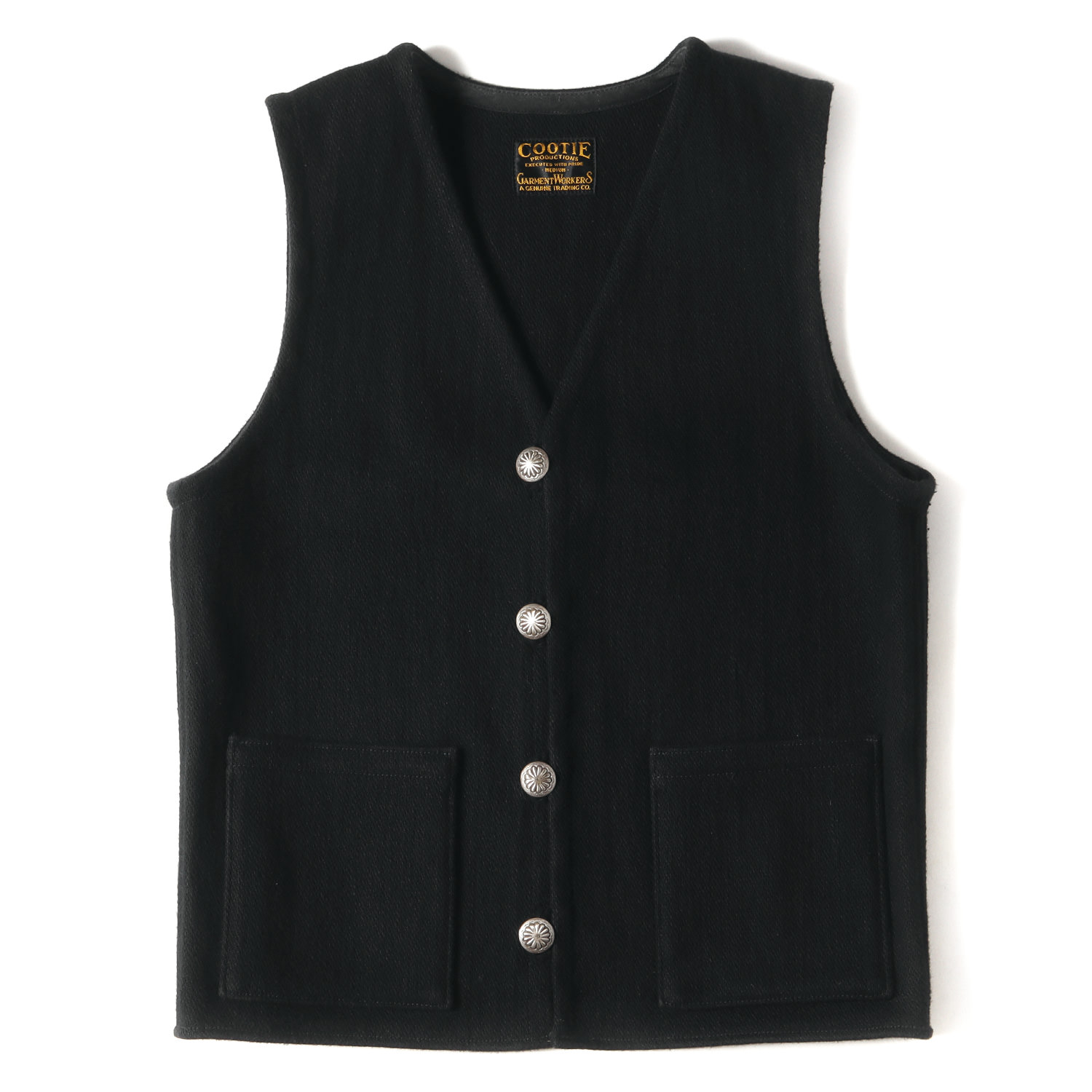 楽天市場】COOTIE クーティー ベスト サイズ:M フラワーコンチョ バハ