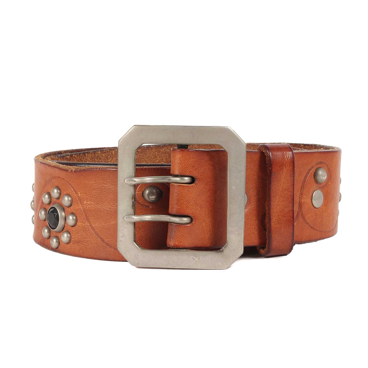 楽天市場】TMT ベルト サイズ:記載なし(W32-34位) フラワースタッズ