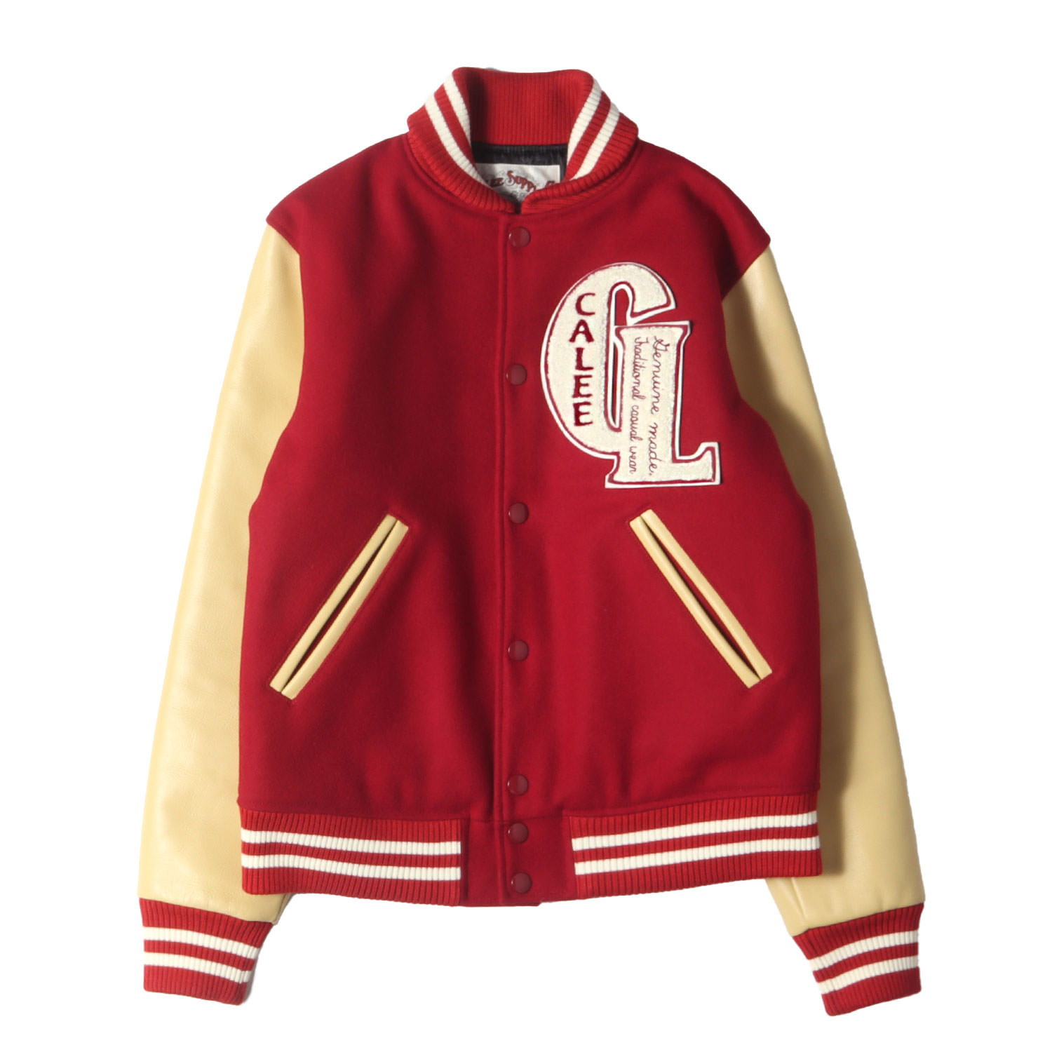 楽天市場】CALEE キャリー ジャケット サイズ:M / ワッペン付き 袖