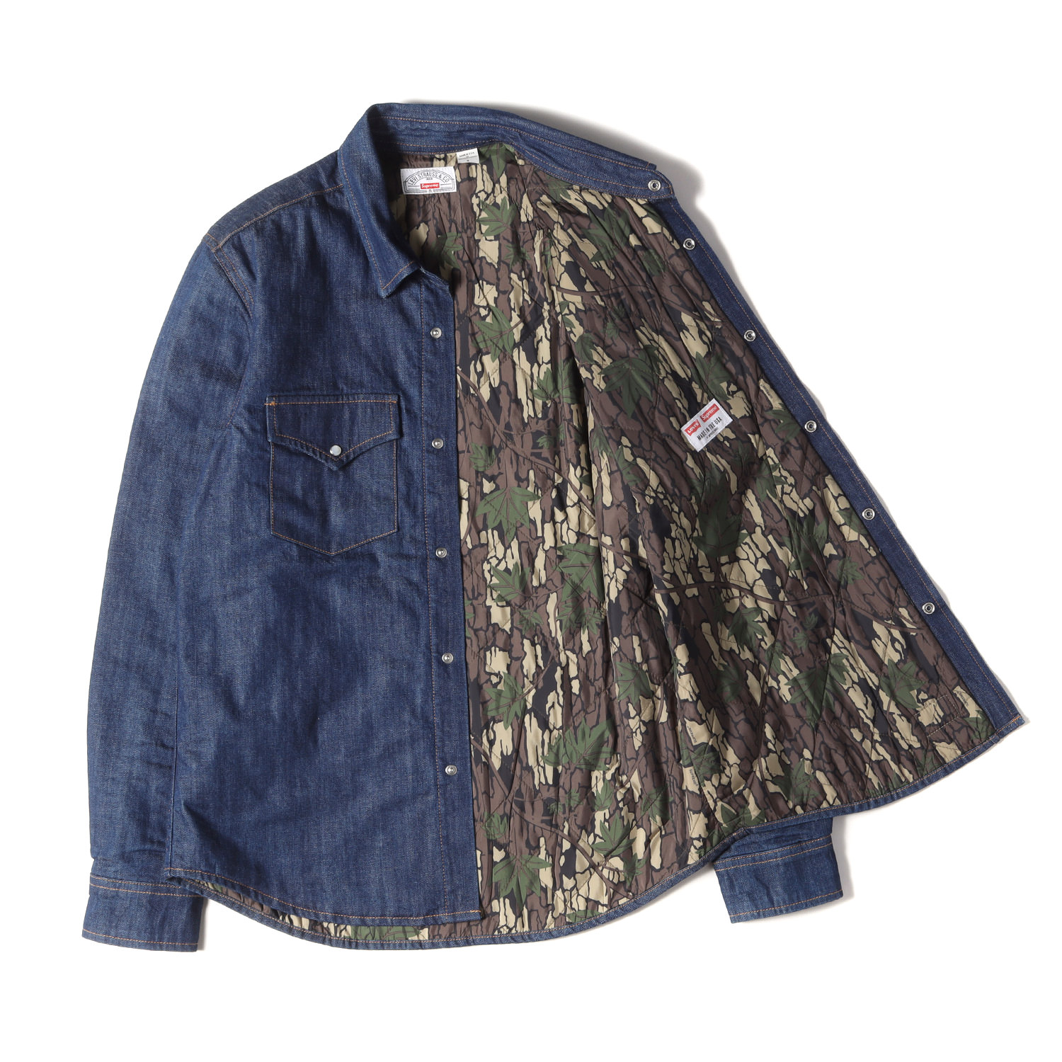 楽天市場】Supreme シュプリーム シャツ Levis リーバイス 裏地