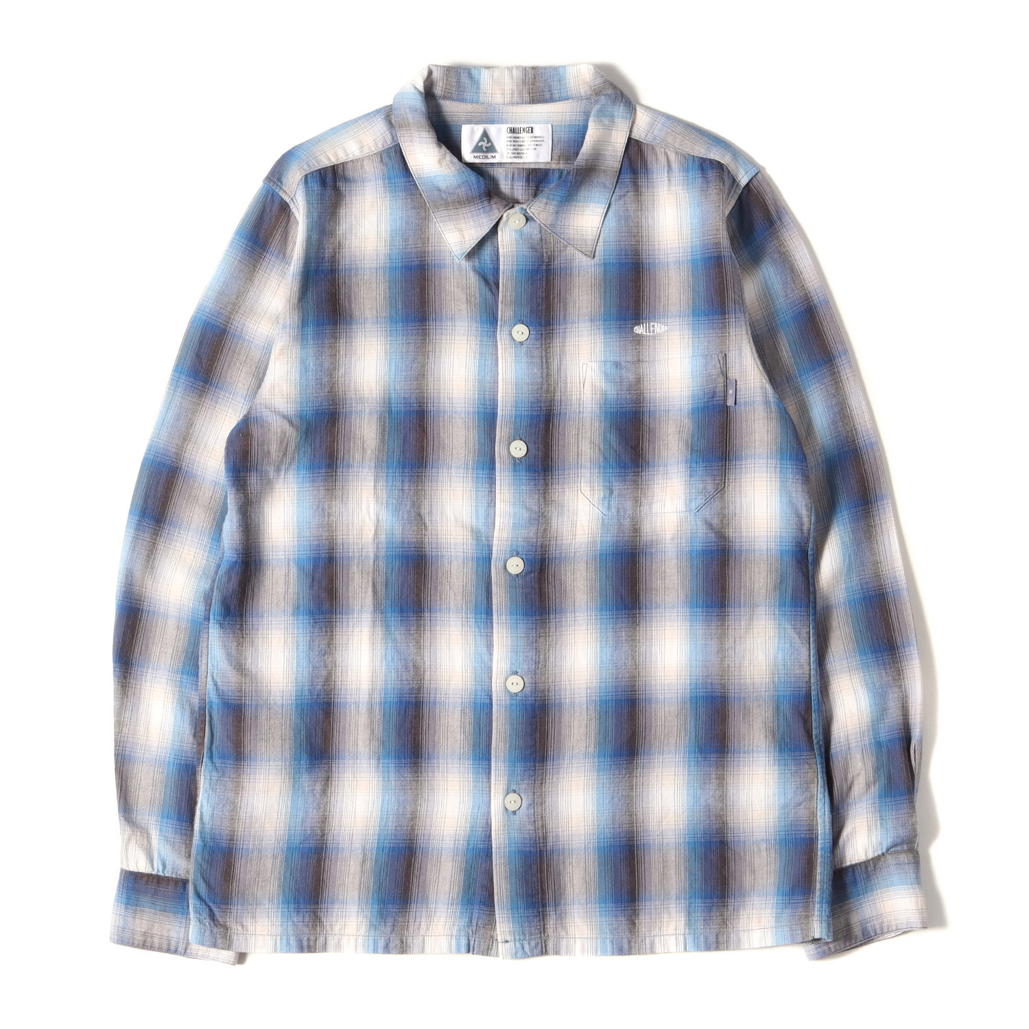 楽天市場】CHALLENGER チャレンジャー シャツ ロゴ 刺繍 オンブレ