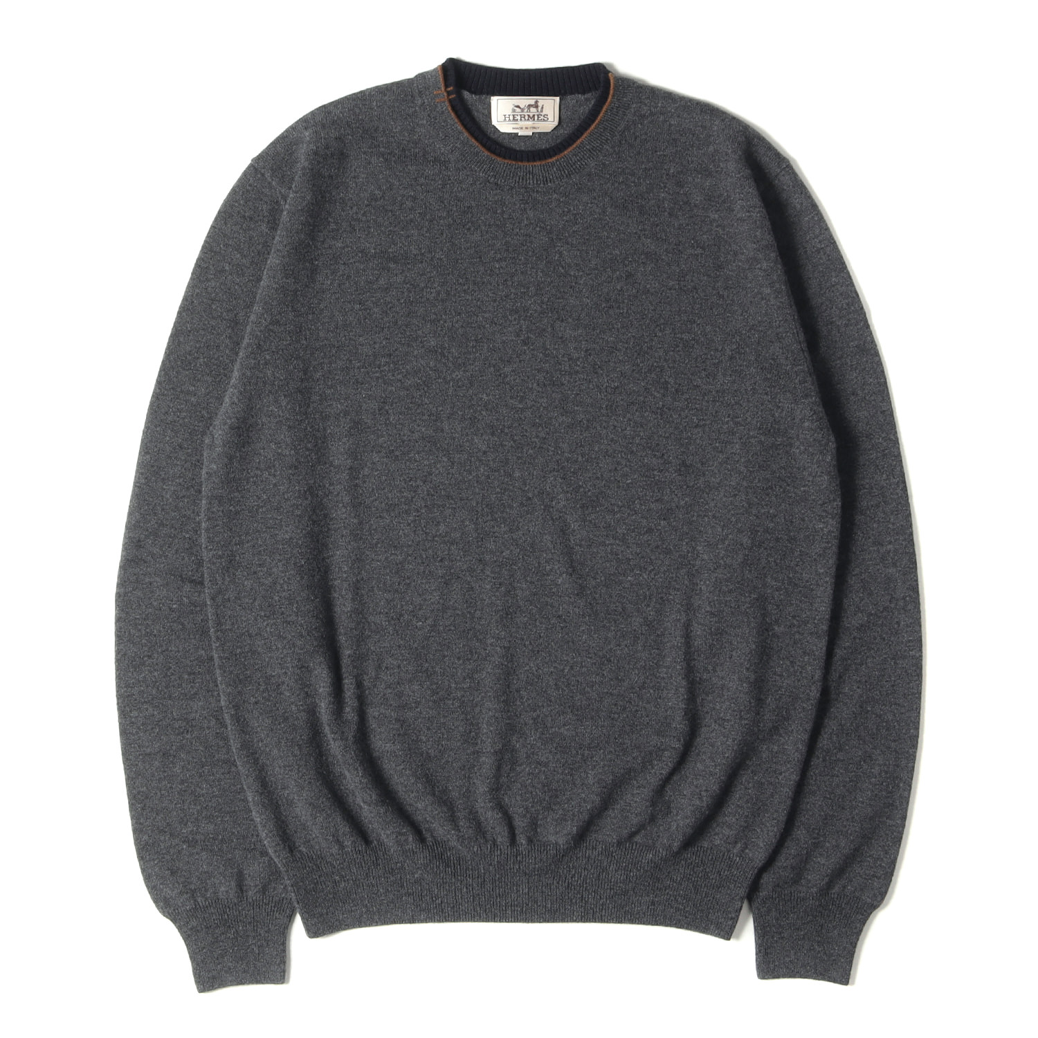 楽天市場】HERMES エルメス ニット サイズ:L 23AW ラウンドネック