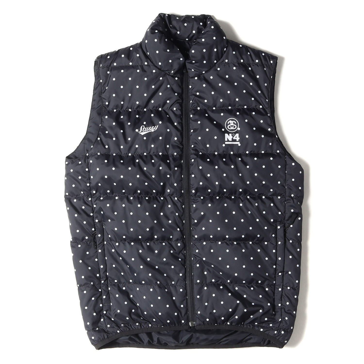 楽天市場】STUSSY ステューシー ダウン ベスト サイズ:M ドット柄