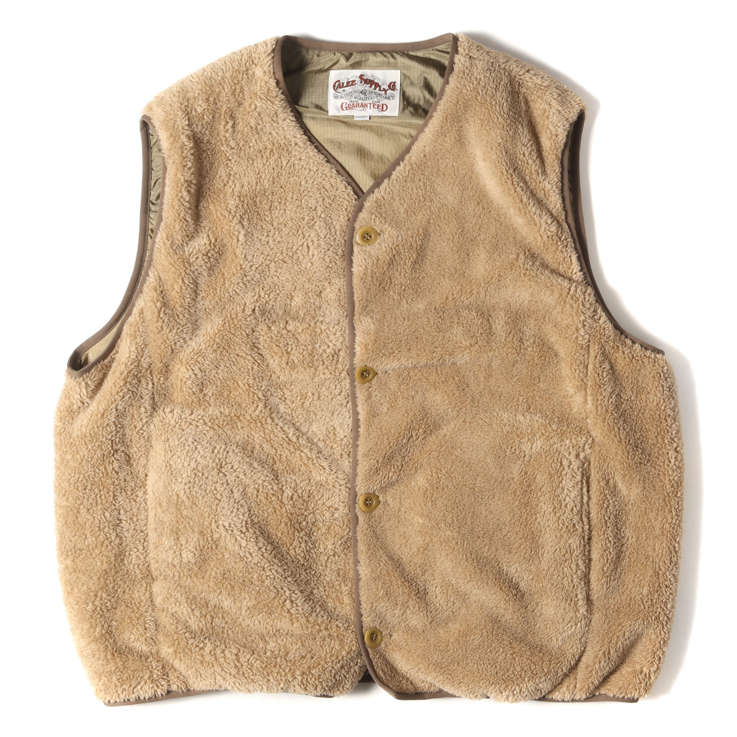 楽天市場】CALEE キャリー ベスト サイズ:XL 22AW フリース ボタン