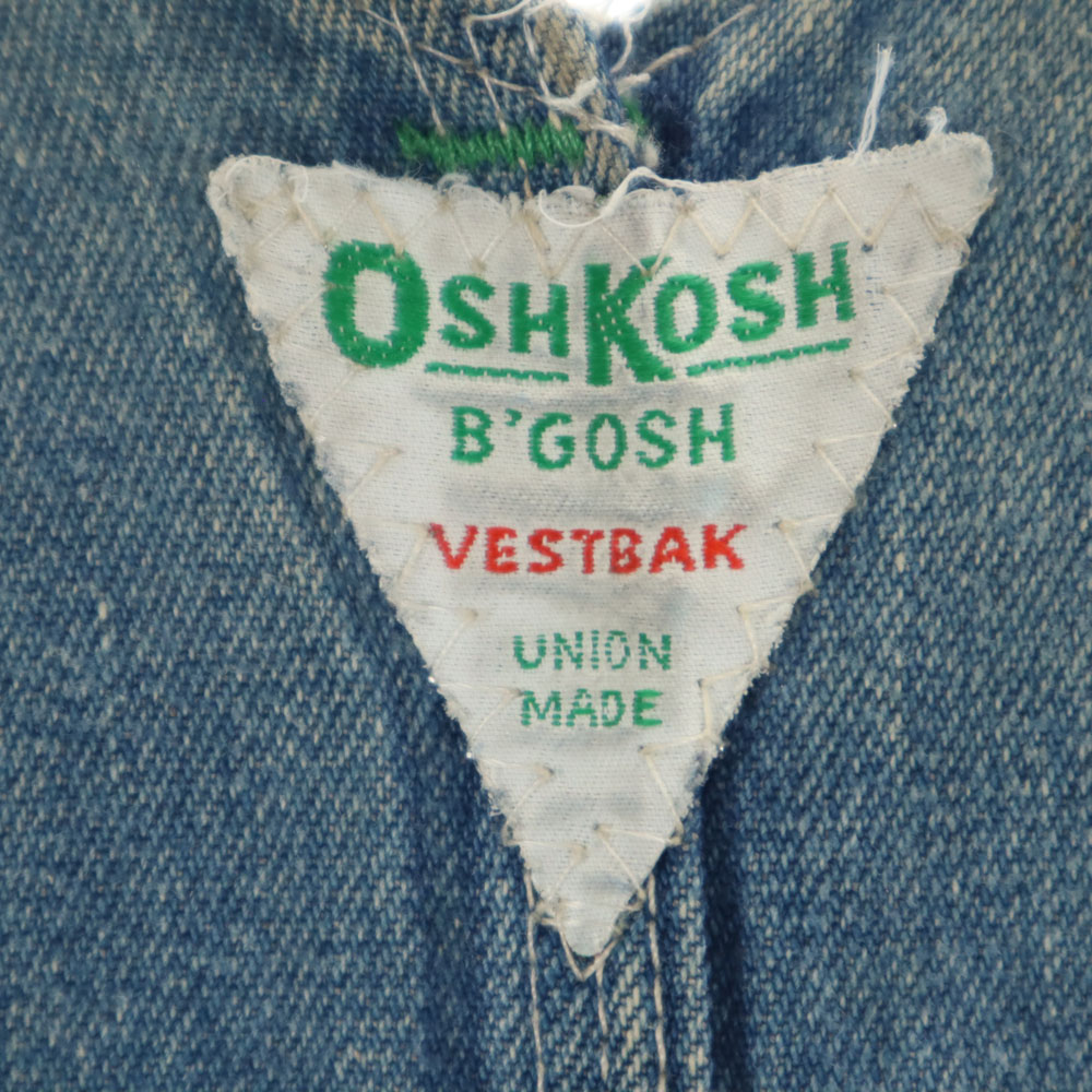 楽天市場】古着 OSHKOSH オシュコシュ 50s 60s ヴィンテージ 三角タグ