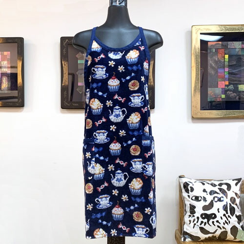 楽天市場】FEILER フェイラー スウィートトリート エプロン ネイビー