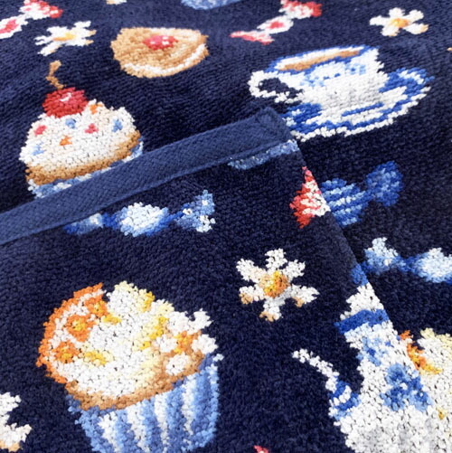 楽天市場】FEILER フェイラー スウィートトリート エプロン ネイビー