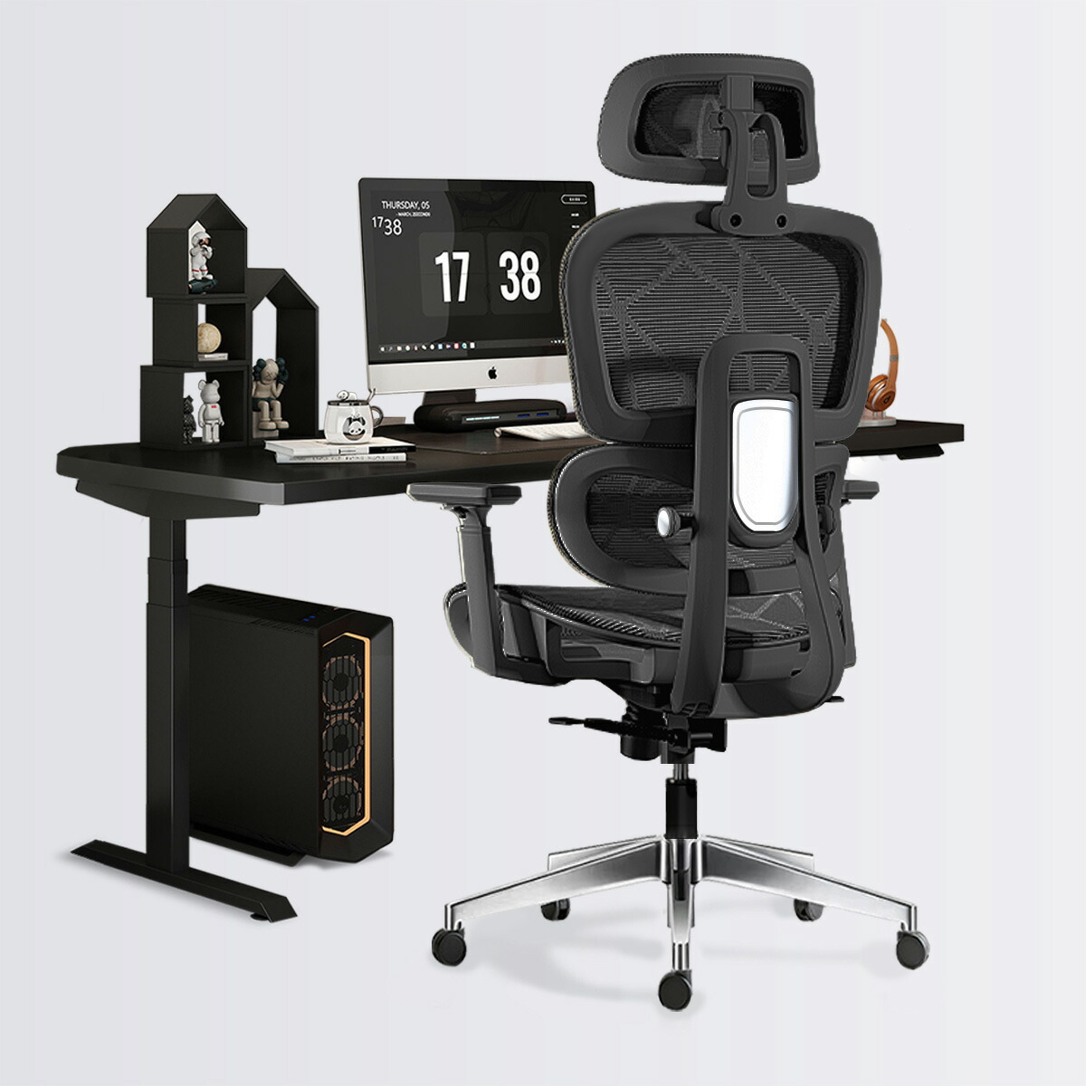 楽天市場】【1000円OFFクーポン配布中】オフィスチェア メッシュ 人間