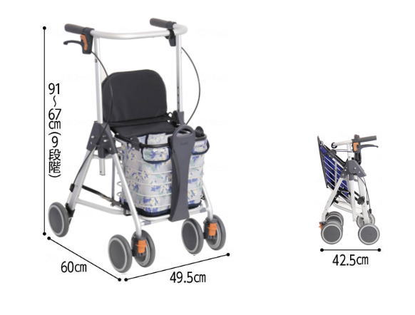 楽天市場】【屋外用 歩行車】幸和製作所 テイコブ リトルワゴン WAW07