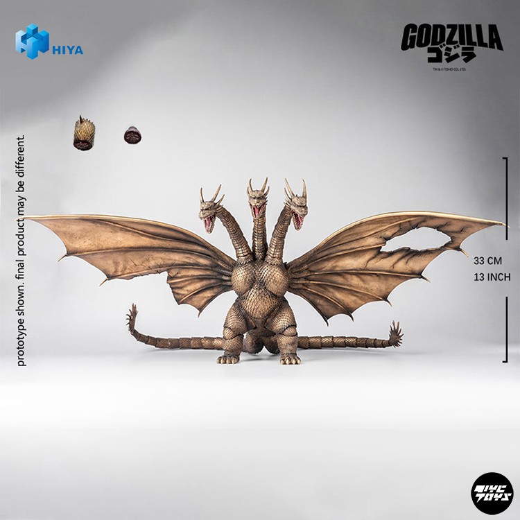 楽天市場】HIYA TOYS ゴジラシリーズ キングギドラ1991 戦損版2.0 可動