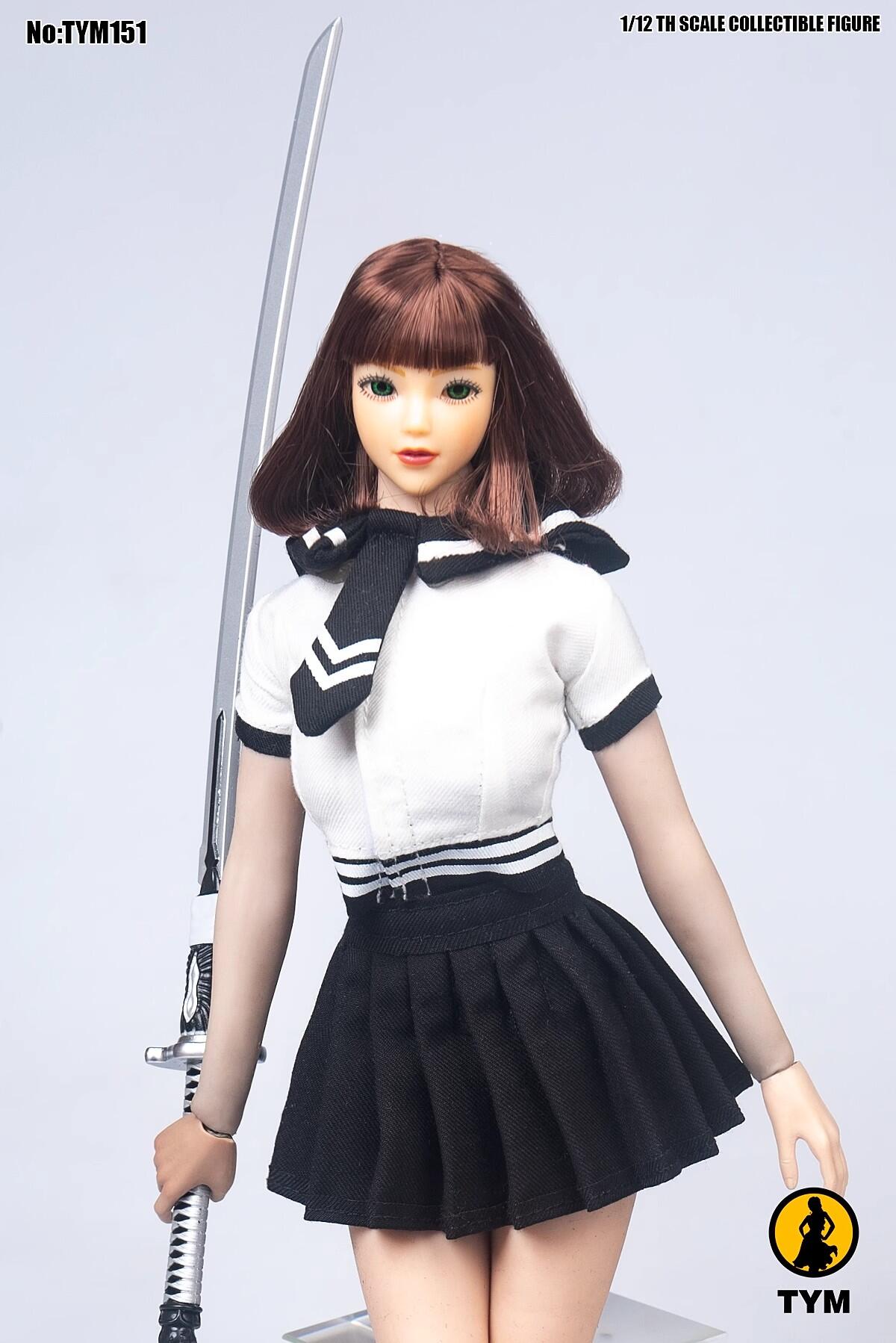 楽天市場】TYM 1／6 少女 cosplay JK制服 殺し屋 アクション