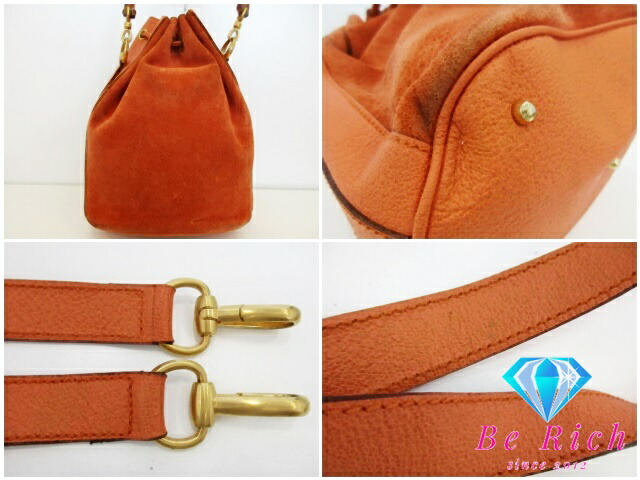 楽天市場】グッチ GUCCI バンブー 2way 巾着 ショルダー バッグ