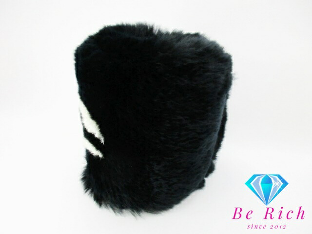 楽天市場】シャネル CHANEL ココマーク ラパン ファー リストバンド