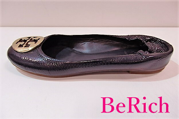 楽天市場】トリーバーチ フラットシューズ 黒 ブラック 8M 25cm