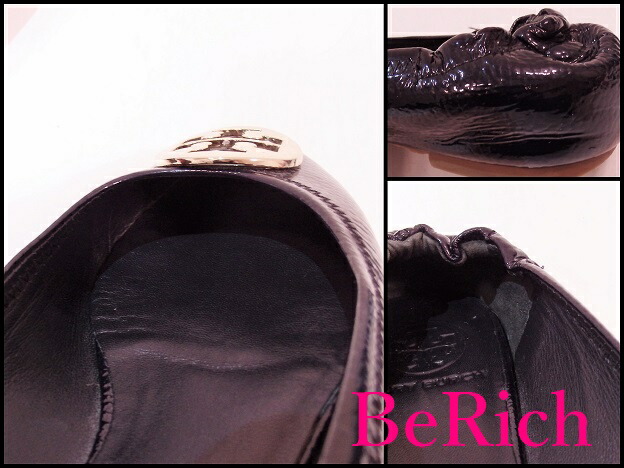 楽天市場】トリーバーチ フラットシューズ 黒 ブラック 8M 25cm