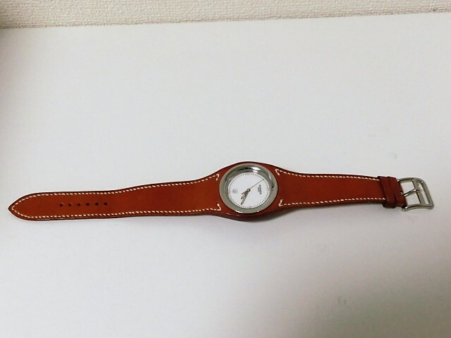 楽天市場】美品 エルメス アーネ HA1.710 レディース 腕時計 SS レザー