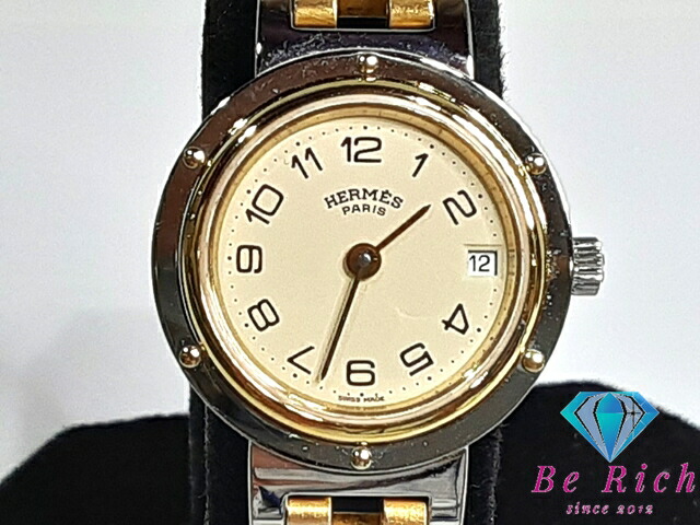 楽天市場】エルメス HERMES クリッパー CL2.440 レディース 腕時計