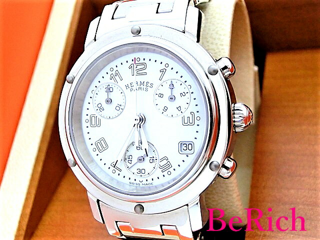 楽天市場】エルメス クリッパー CL1.310 クロノグラフ デイト シャル