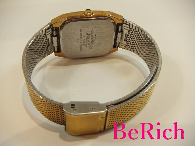 楽天市場】リコー RICOH メンズ 腕時計 スクエア カット ガラス