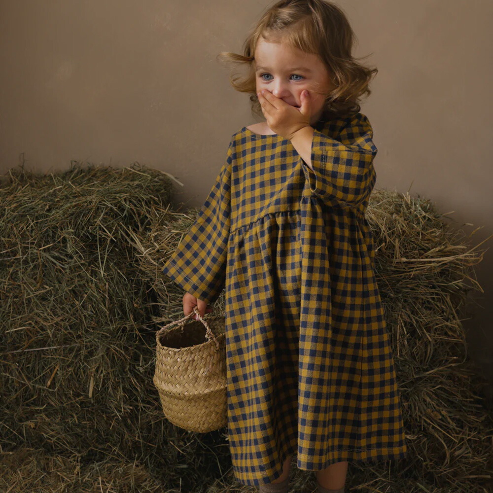 楽天市場】ワンピース キッズ ベビー オーガニックズー ギンガム