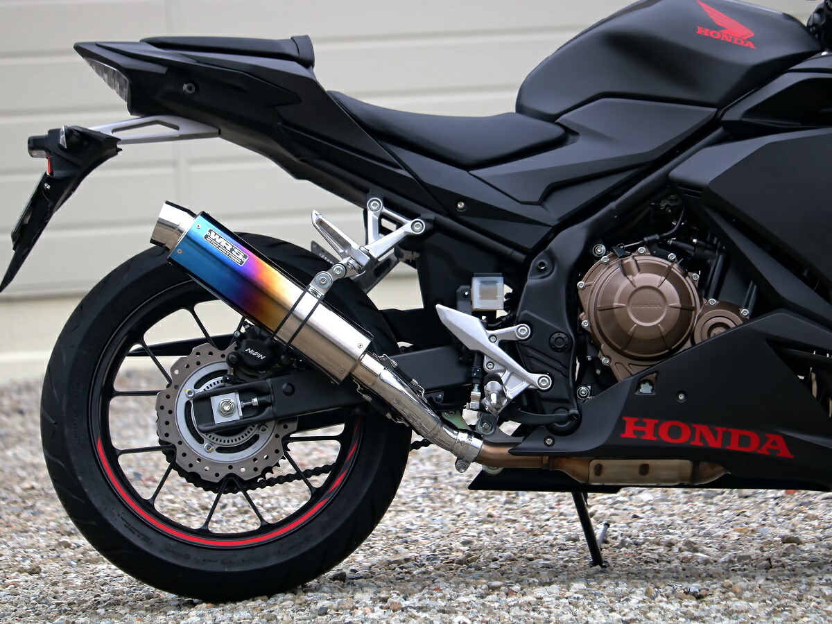 楽天市場】CBR400R（2BL-NC56） ラウンドタイプスリップオンマフラー