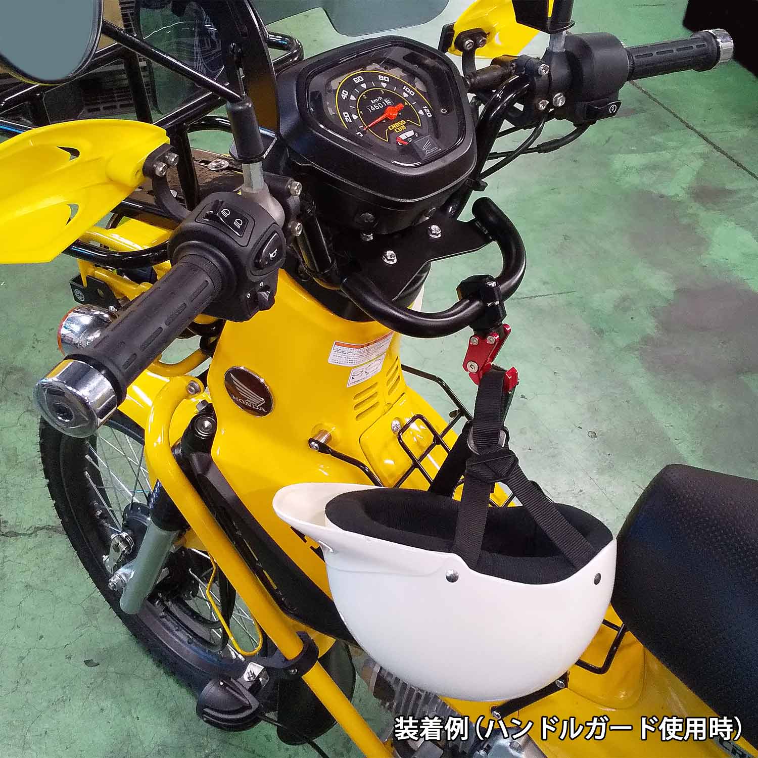 楽天市場】ハンドルフック グレー 灰 バイクコンビニフック ヘルメット