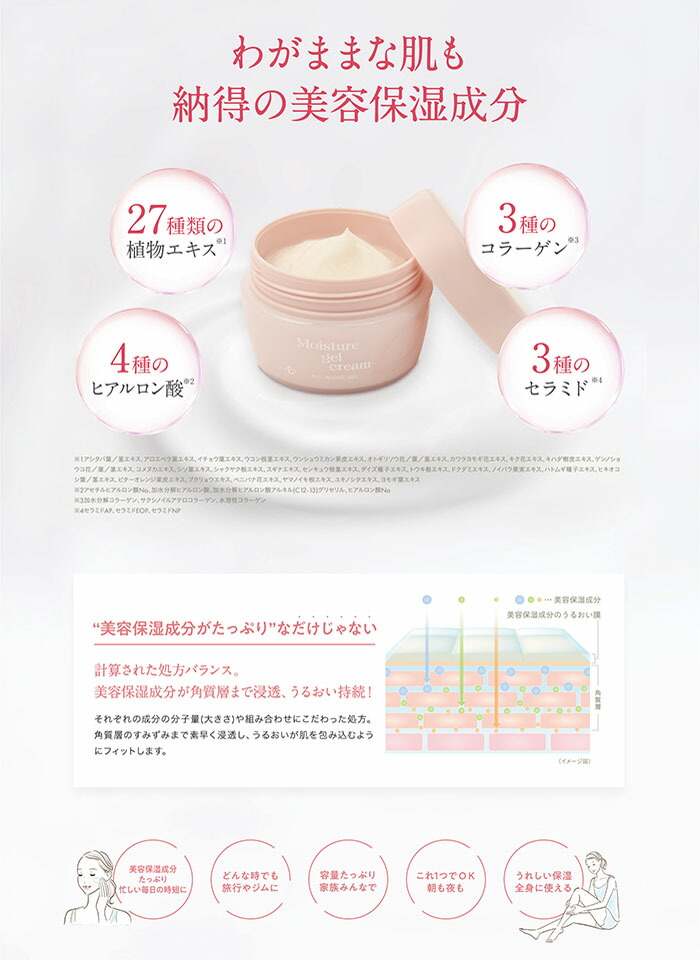 楽天市場】『モイスチュア ジェルクリーム 120g』＜オールインワン