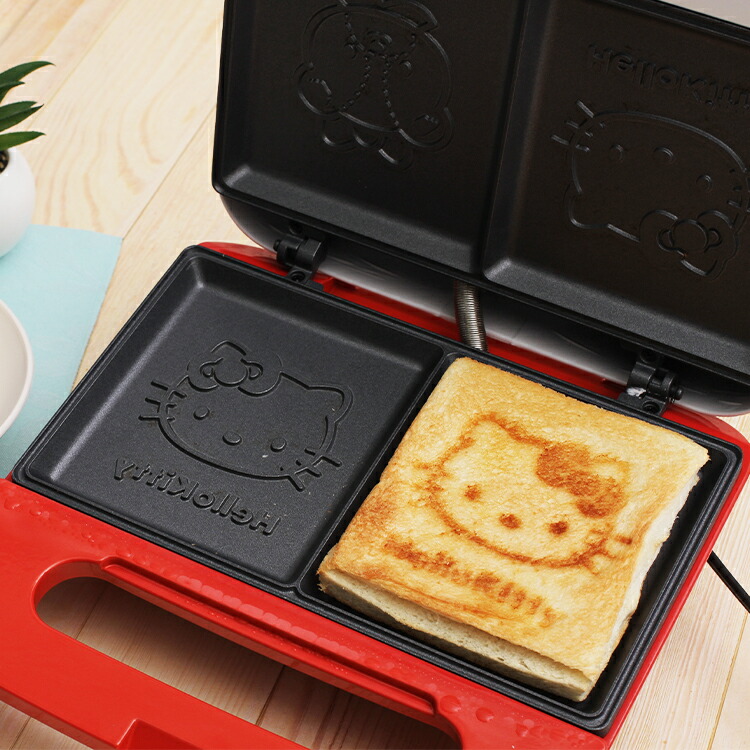 楽天市場】【ホットサンドメーカー キティ】ホットサンドメーカーW
