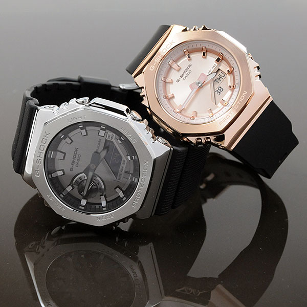 楽天市場】gm-2100-1ajf × gm-s2110pg-1a4jf gショック ペアウォッチ